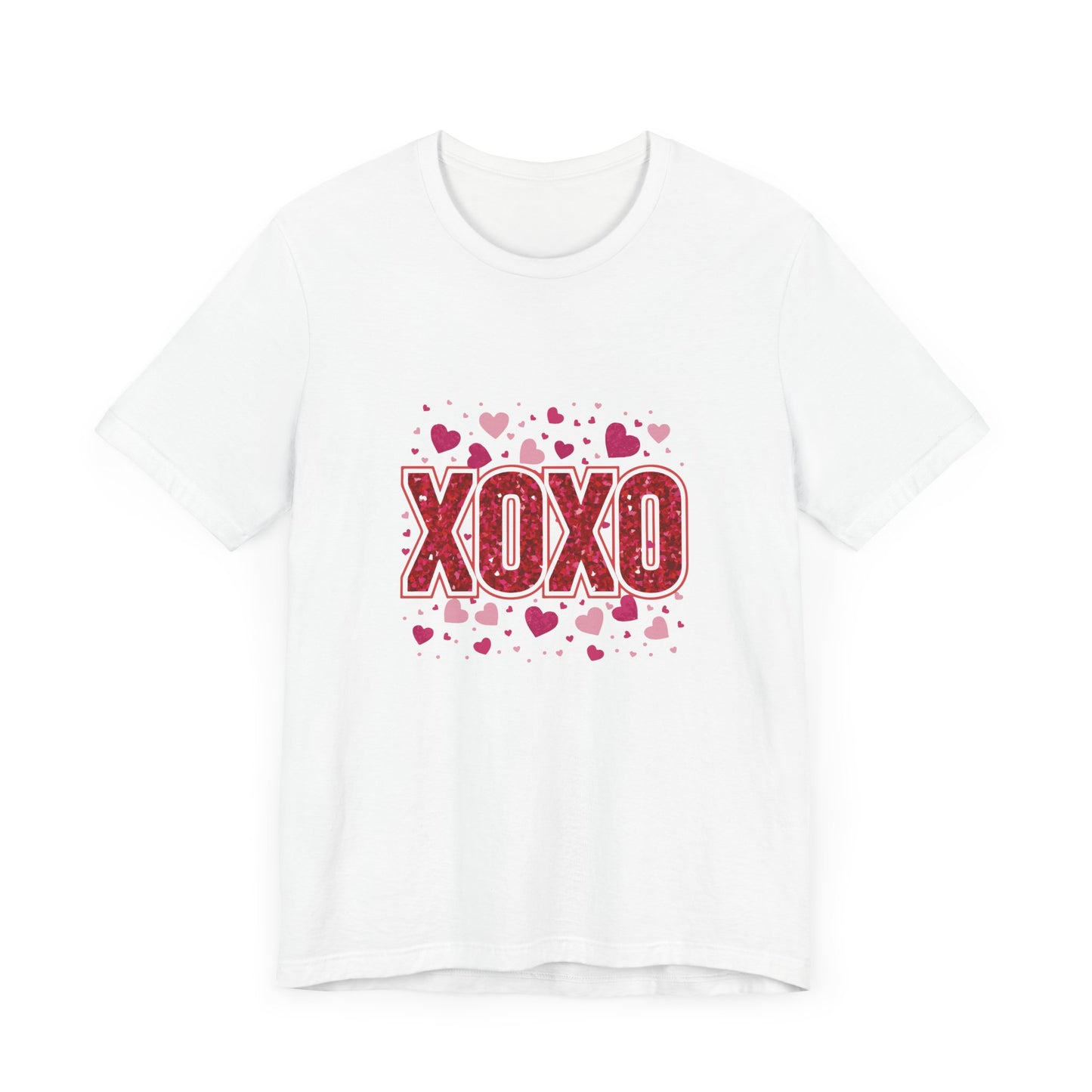 XOXO Love Hearts Unisex Short Sleeve Tee
