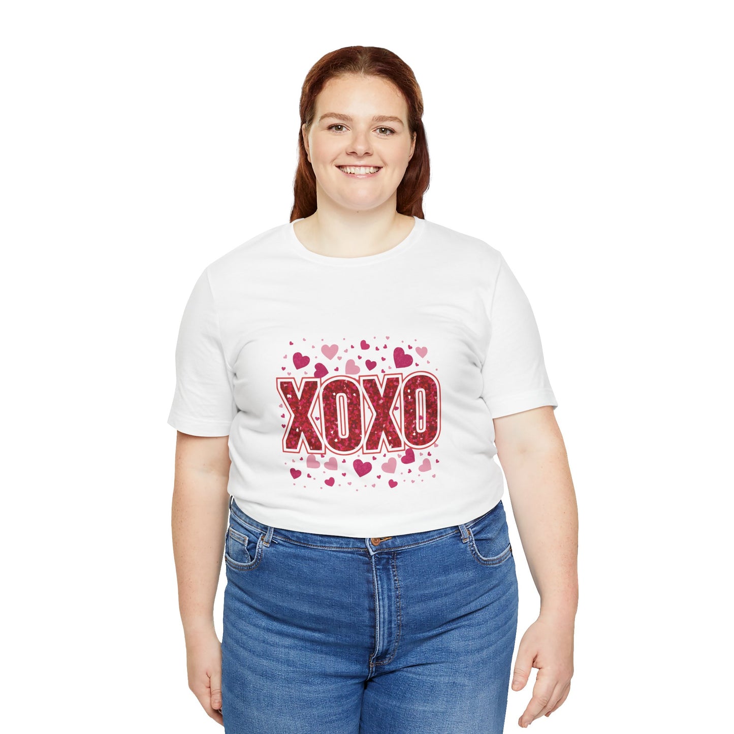 XOXO Love Hearts Unisex Short Sleeve Tee
