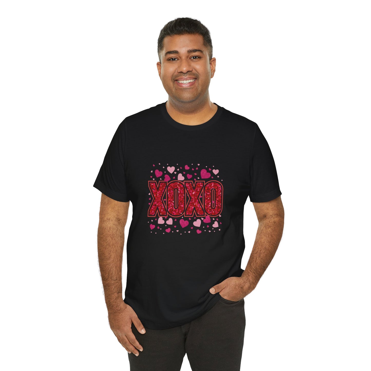XOXO Love Hearts Unisex Short Sleeve Tee