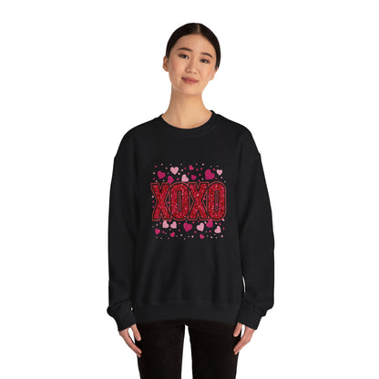 XOXO Love Crewneck Sweatshirt for Valentine's Day