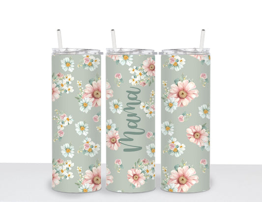 Mama and Mini Tumbler set - Green Floral